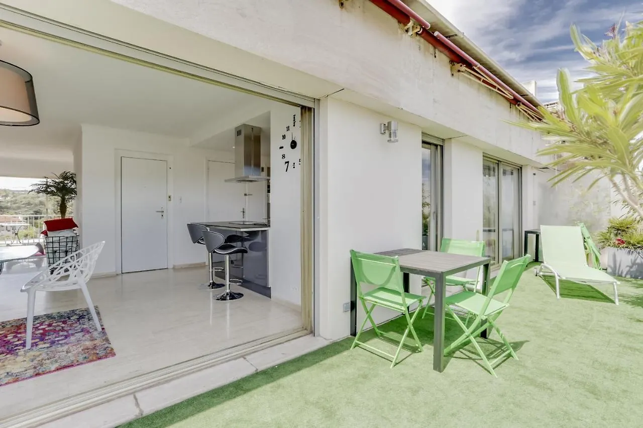 Immogroom - Apartment With Terrace - Ac - Parking Cannes