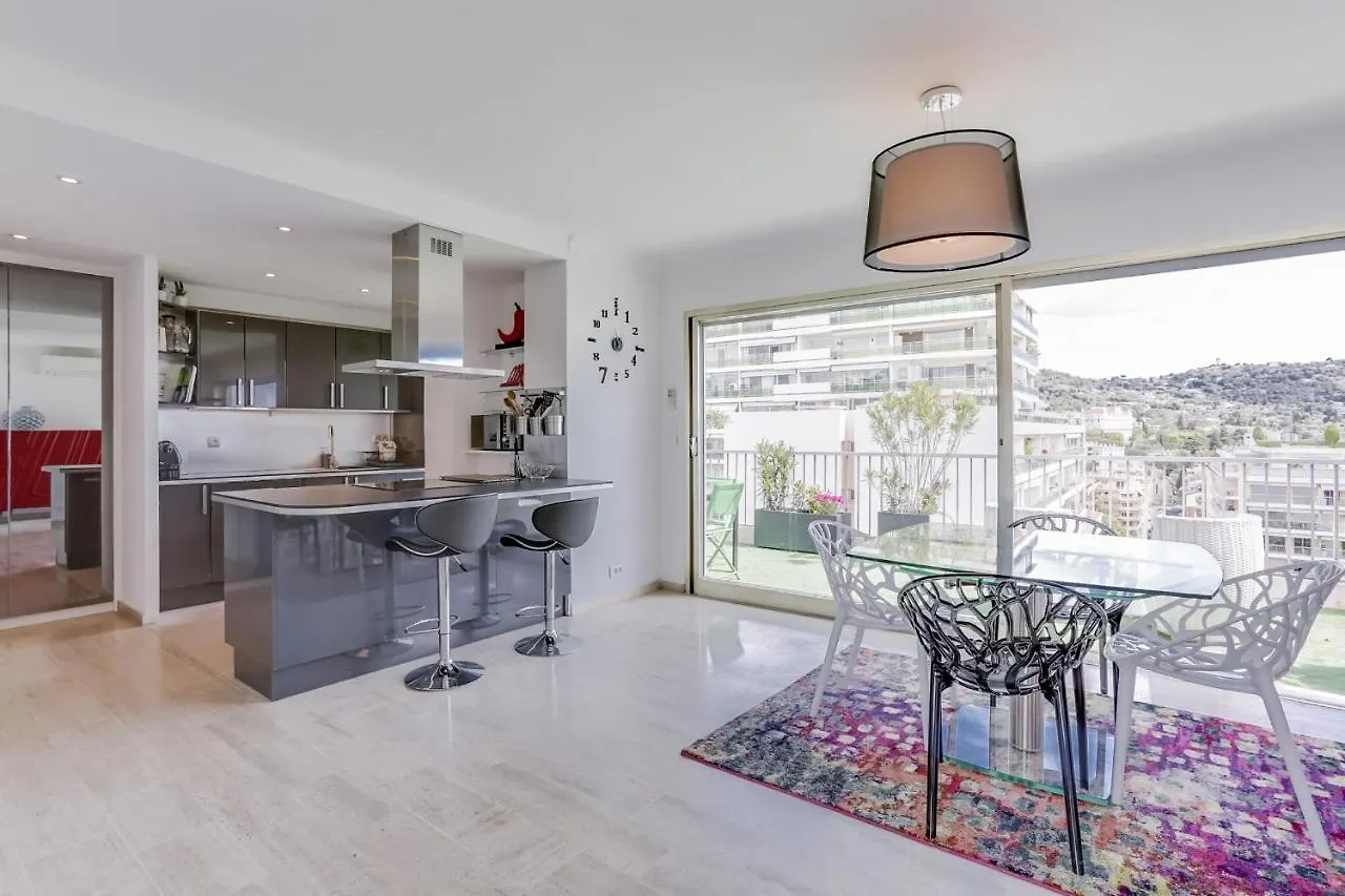 Immogroom - Apartment With Terrace - Ac - Parking Cannes